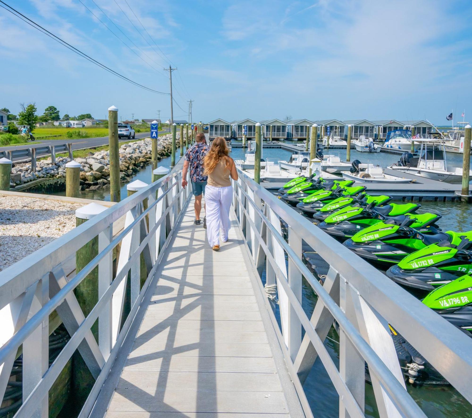 Blufin Bungalows & Marina Chincoteague Exterior photo